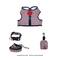 Best Furry Friends Red, White & Blue Stripes Pet Collar